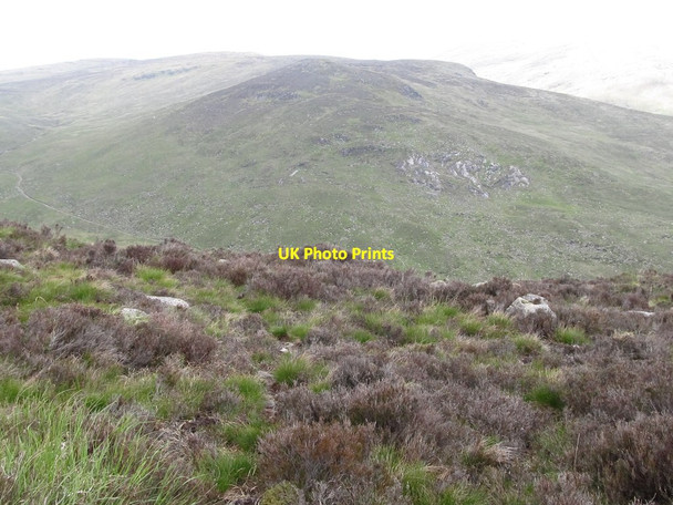 Photo 6"x4" Heathery ridge overlooking the Windy Gap Valley Attical c2011