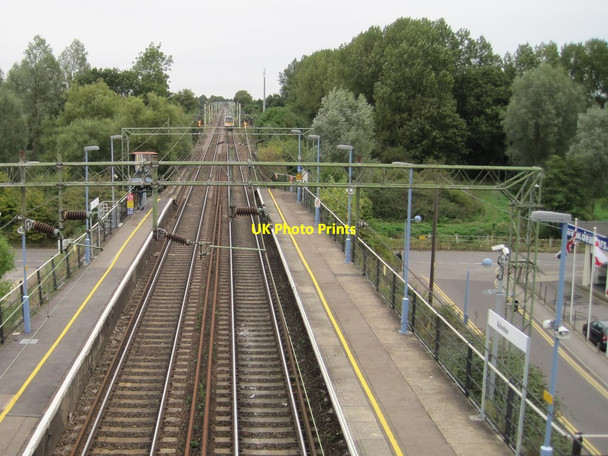 Photo 6"x4" Kelvedon (low level) railway station (site) Feering c2012