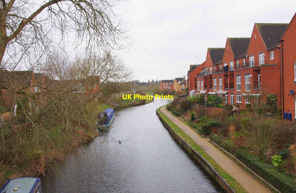 Photo 6"x4" Staffs & Worcs Canal seen from Stourvale New Bridge, Kidderminster Kidderminster c2013