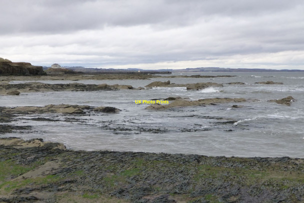 Photo 6"x4" The rocky coast east of Amble Amble c2013