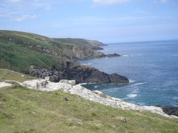 Photo 6"x4" Looking west from the South West Coastal Path St Ives\/SW5140 c2008