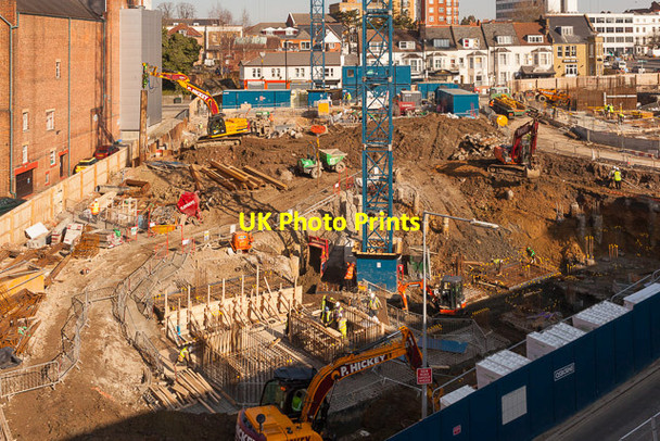 Photo 6"x4" Building site between Commercial Road and West Park Road, Southampton Southampton c2013