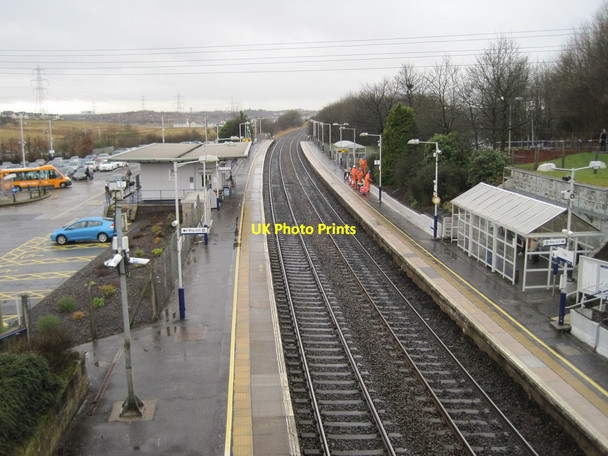 Photo 6"x4" Croy railway station, Lanarkshire, 2013 Blackwood\/NS7274 c2013