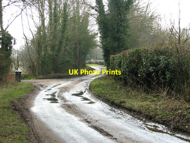 Photo 6"x4" Bends on Mill Lane, north of Seething Mundham c2013