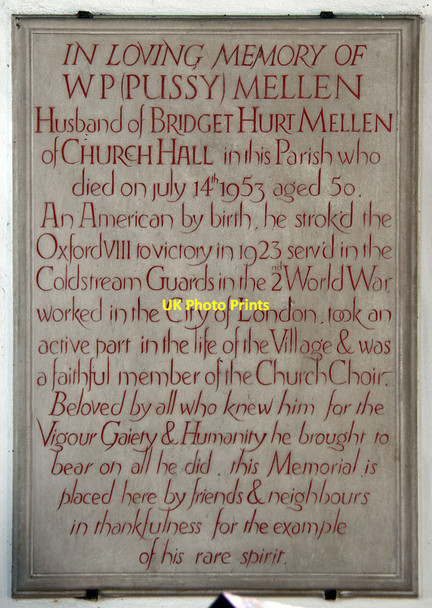 Photo 6"x4" St Mary, Broxted - Wall monument Church End\/TL5727 c2013