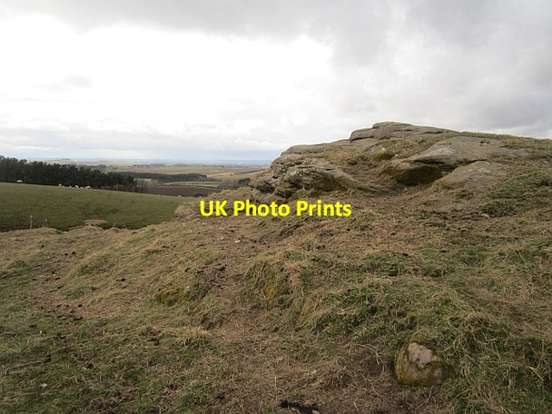 Photo 6"x4" Sandstone outcrop Duddo c2013