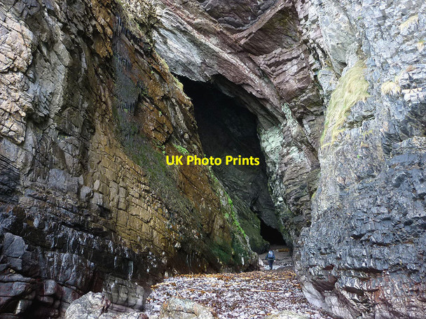 Photo 6"x4" The entrance to Mackinnon's Cave, Mull Balnahard\/NM4534 c2013