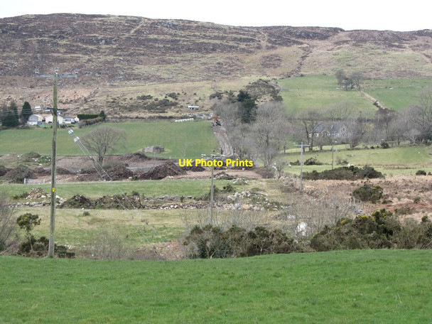 Photo 6"x4" Road construction on the Lecale Holiday Accommodation site Rostrevor c2013