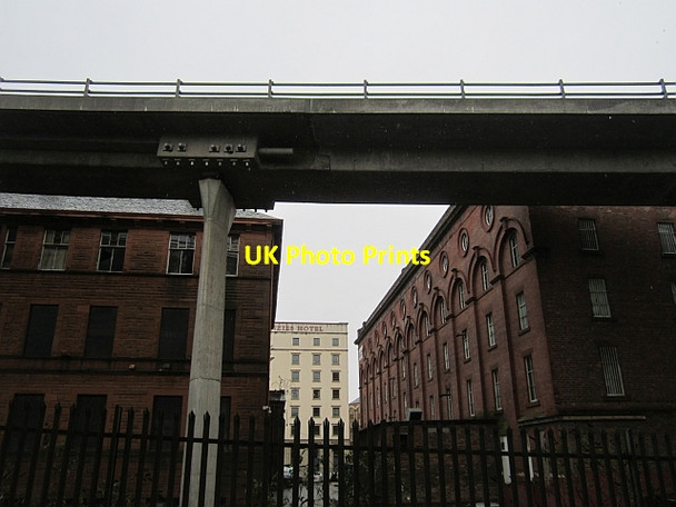 Photo 6"x4" M8 junction flyover Glasgow c2013