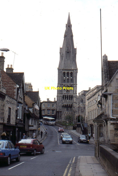Photo 6"x4" Stamford: view up the High Street from the bridge Stamford\/TF0207 c1991