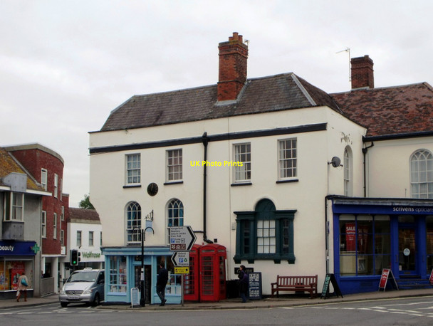 Photo 6"x4" Market Place shops, Wantage Wantage c2012