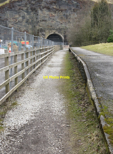Photo 6"x4" Platform at Woodhead Station Crowden\/SK0799 c2013