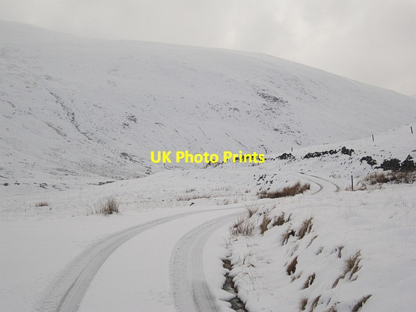 Photo 6"x4" Road at the head of the Talla Water Talla Linnfoots c2013
