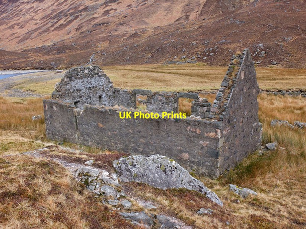 Photo 6"x4" Ruin near Glenlicht House Glenlicht Ho c2013