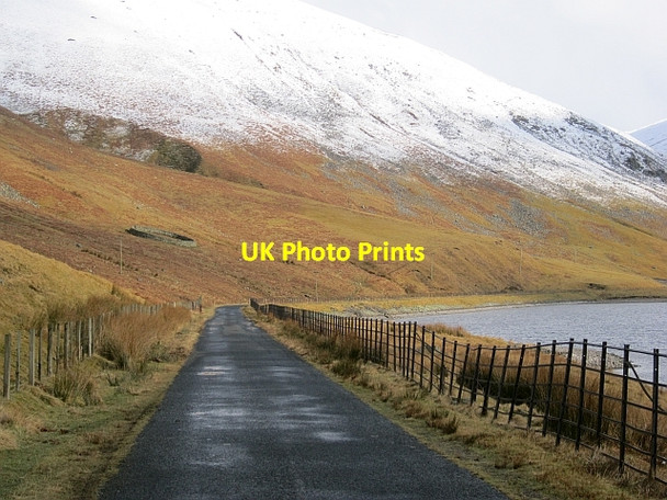 Photo 6"x4" Road beside Talla Reservoir Talla Linnfoots c2013