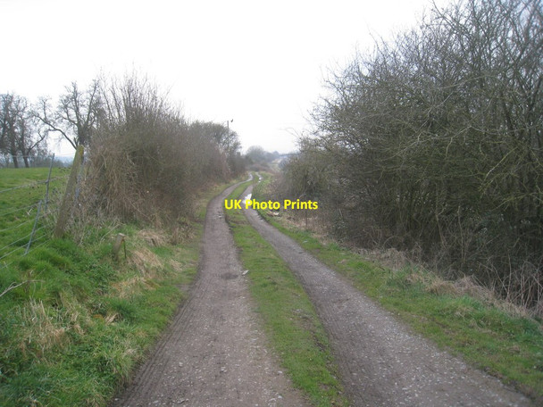 Photo 6"x4" Track by the railway Standish\/SO8008 c2013