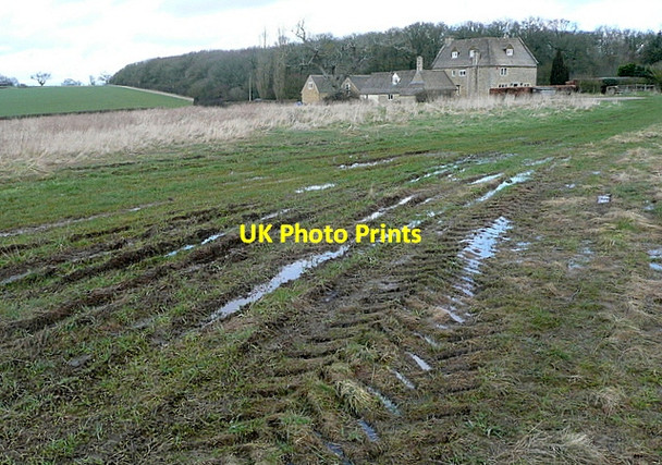 Photo 6"x4" Footpath past Spring Hill Worton\/SP4611 c2013