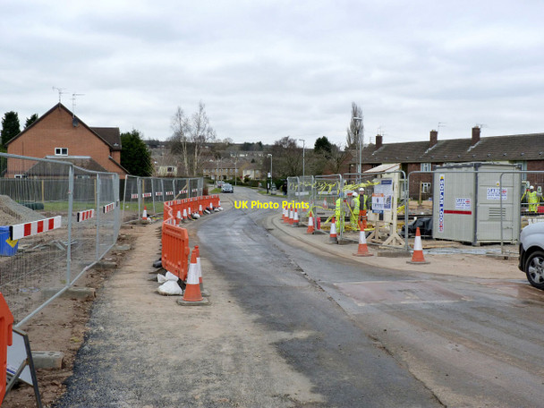 Photo 6"x4" Inham Road diversion Stapleford\/SK5037 c2013