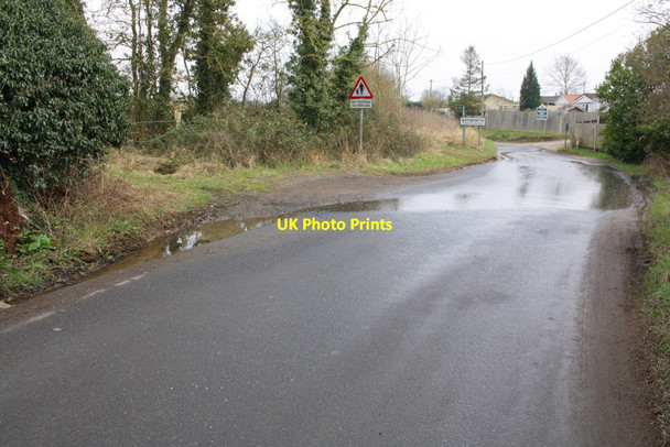 Photo 6"x4" Brumcombe Lane at the Bayworth boundary Foxcombe Hill c2013