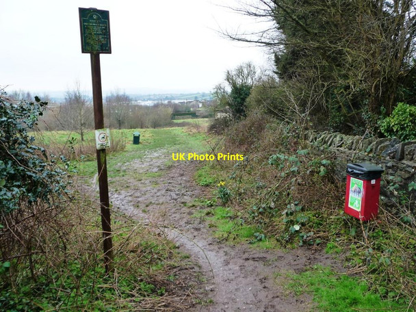 Photo 6"x4" Entrance to Cock Road Ridge Open Space Kingswood\/ST6473 c2013