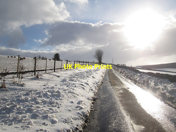 Photo 6"x4" Road, Ecclaw Oldhamstocks c2013