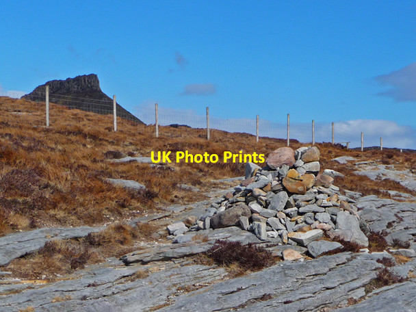 Photo 6"x4" Cairn on the Dun Caan path Oskaig c2013
