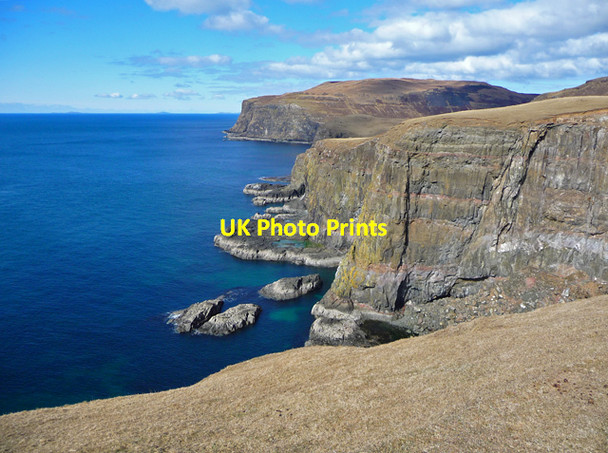 Photo 6"x4" Coastal scenery at Scaladal Scaladal Burn c2013