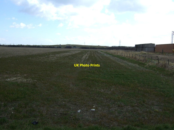 Photo 6"x4" Farmland south of Kings Road Immingham c2013