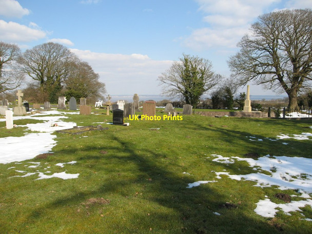 Photo 6"x4" Rural cemetery Glan-yr-afon\/SJ1181 c2013