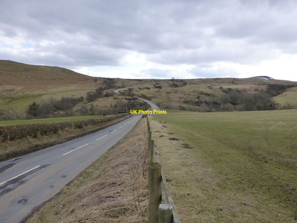 Photo 6"x4" B6342 heading south from Rothbury Knocklaw c2013