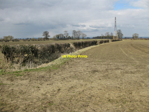 Photo 6"x4" Farmland and drainage Malton\/SE7871 c2013