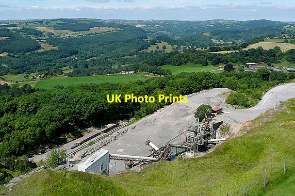 Photo 6"x4" View from Crich Monument Crich c2012 P2