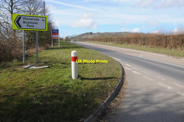 Photo 6"x4" Turning for Monkhide Business Park Monkhide c2013