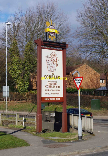 Photo 6"x4" The Cobbler (2) - sign, Cobblers Lane, Pontefract Pontefract c2013