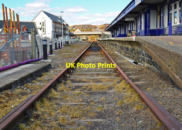 Photo 6"x4" The end of the Kyle Line Kyle of Lochalsh\/Caol Loch Ailse c2013