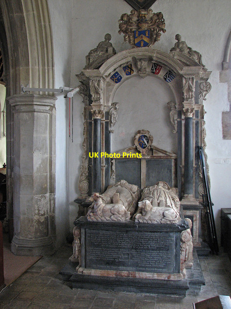 Photo 6"x4" Longstanton: All Saints - Hatton monument Longstanton c2013