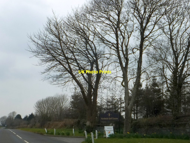 Photo 6"x4" Entrance to Hurdwick Golf Club Tavistock c2013