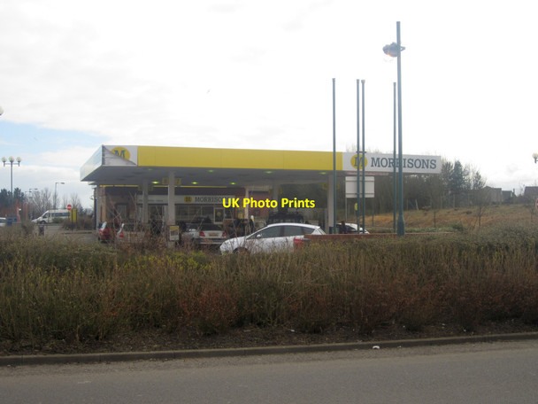 Photo 6"x4" Morrisons Petrol Station Berwick-upon-Tweed c2013
