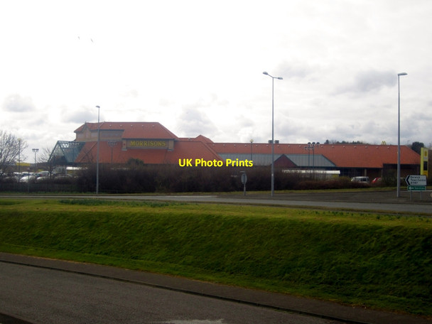 Photo 6"x4" Looking across North Road towards Morrisons, Berwick-upon-Tweed Berwick-upon-Tweed c2013