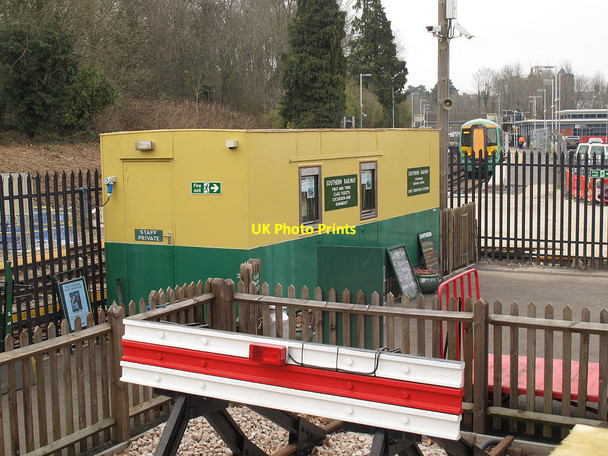 Photo 6"x4" Temporary ticket office for the Bluebell Railway East Grinstead c2013