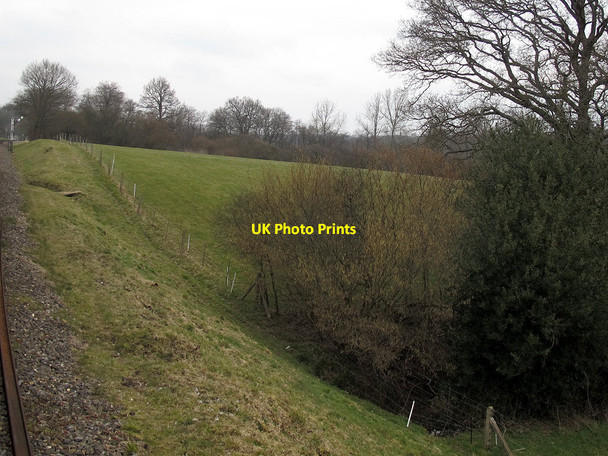 Photo 6"x4" Fields adjacent to the Bluebell Railway Turners Hill c2013
