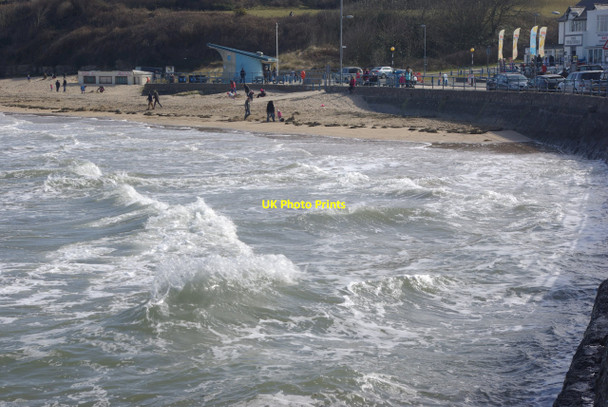 Photo 6"x4" Waves at Benllech Benllech c2013