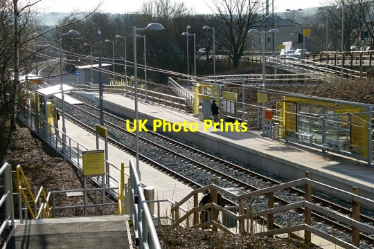 Photo 6"x4" Milnrow Metrolink Stop Milnrow c2013 P1