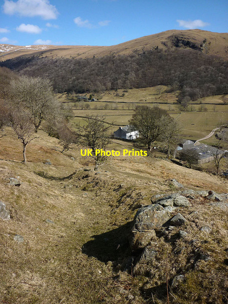 Photo 6"x4" Sunken track above Docker Nook, Longsleddale Garnett Bridge c2013