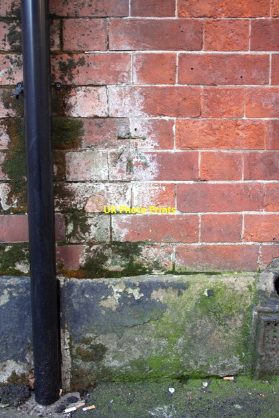 Photo 6"x4" Benchmark on #177 Mansfield Road (Chatham Street face) Nottingham\/SK5641 c2013