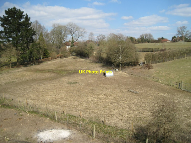 Photo 6"x4" View from a Bluebell Railway train - Vaex End, Cinder Hill\/TQ3729 c2013