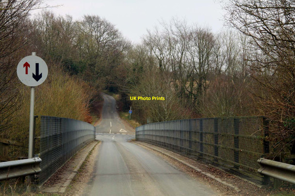 Photo 6"x4" Bridge across the A34 Whitway c2013