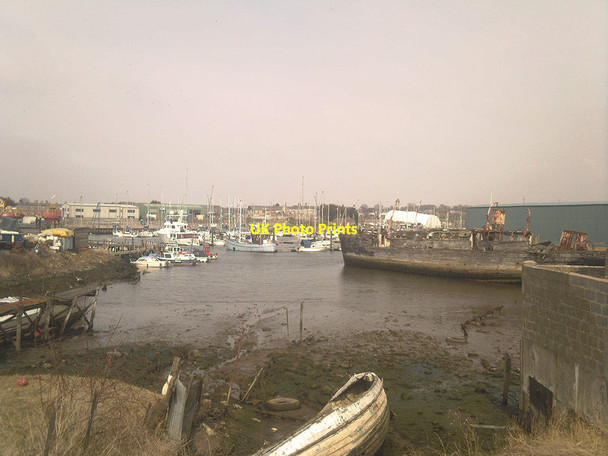 Photo 6"x4" Lake Lothing from Stanley Road Lowestoft c2013