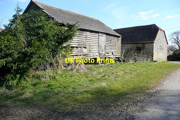 Photo 6"x4" Barn at Ascott Farm Brookhampton\/SU6098 c2013