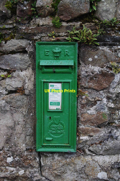Photo 6"x4" Edward VII wall-mounted postbox, Garrykennedy, Co. Tipperary Portroe c2011